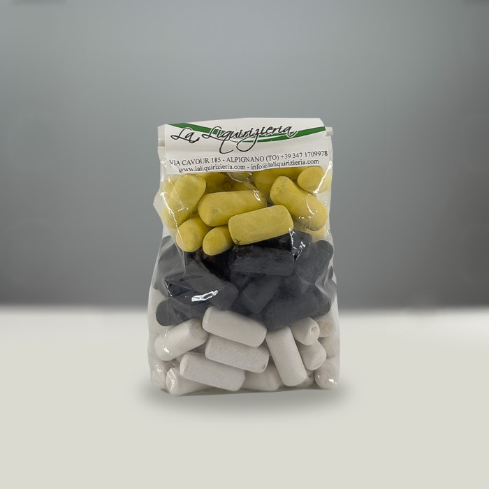 Tris gessetti Bianco, Neri, Gialli 300gr