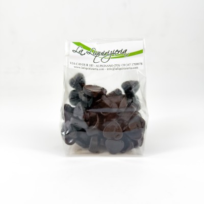 Cuori di Liquirizia Salata Senza Zucchero 300gr